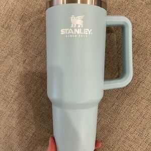 Stanley Light Blue with pink lid 40 oz